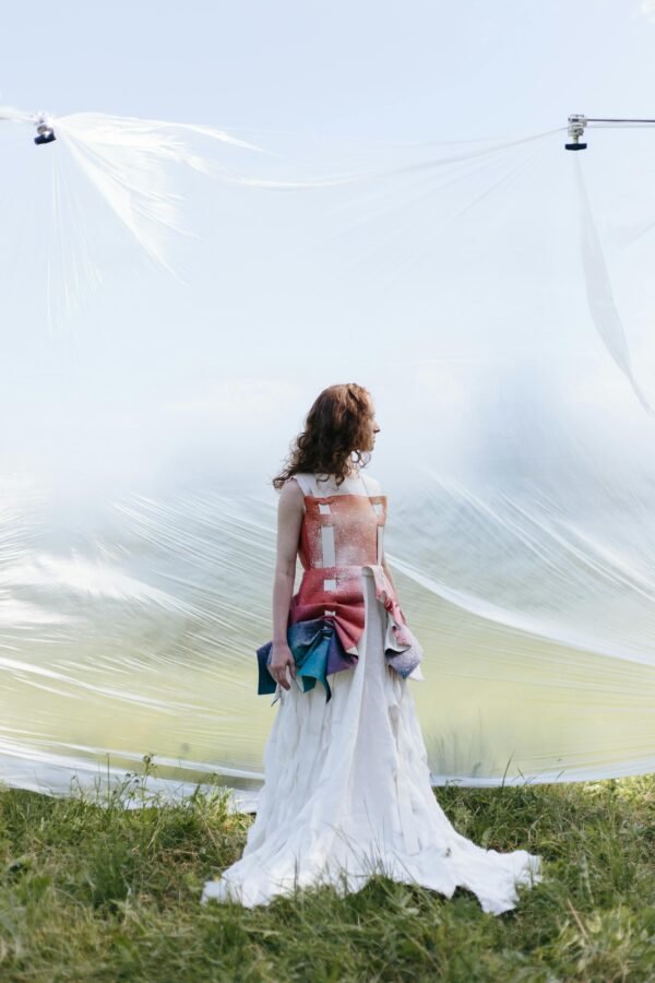 Vestido “Aurora Chromatique”